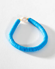 Load image into Gallery viewer, Pearl Pop Heishi Bead Bracelet
