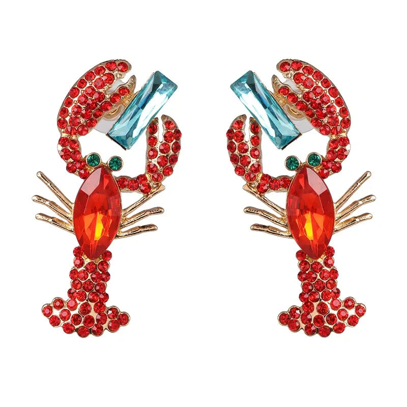 Bling Lobster Earrings | GREENWOOD DESIGNS