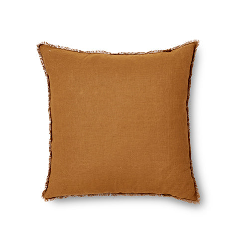 Remy Toffee Linen Cushion