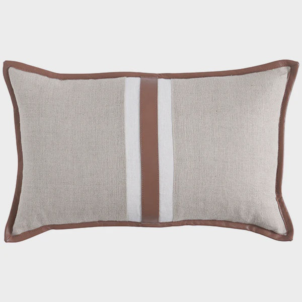 Linen Montana Stripe - Rectangle Cushion | Paloma Living
