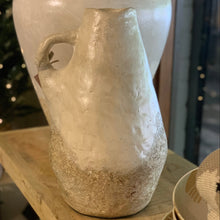 Load image into Gallery viewer, White Stone Jug with Handle

