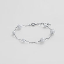 Load image into Gallery viewer, Luna Pearl Bracelet | Silver
