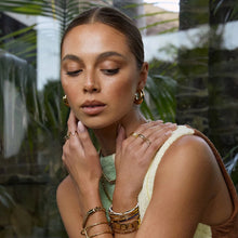 Load image into Gallery viewer, Bella Gold Hoop Earrings
