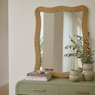 Rattan Mirror