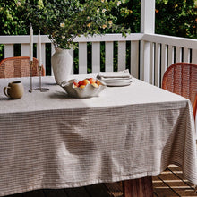 Load image into Gallery viewer, Bowral Neutral Stripe Tablecloth
