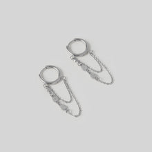 Load image into Gallery viewer, Paloma Silver Huggie Earrings
