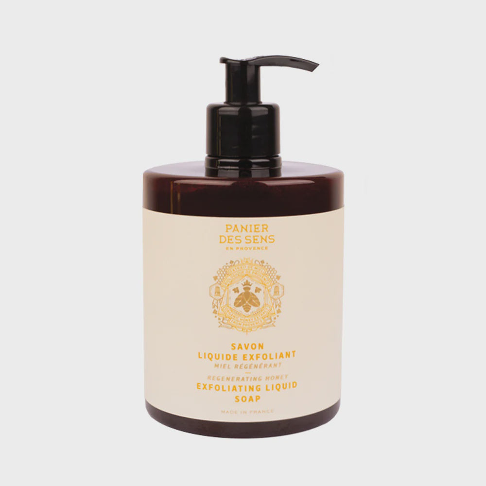 Organic Honey Exfoliating Liquid Soap | Panier Des Sens