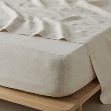 Load image into Gallery viewer, Sova Linen Fitted Sheet | King Bed

