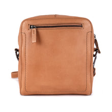 Load image into Gallery viewer, Compact Leather Crossbody Bag | Light Tan - Lismore
