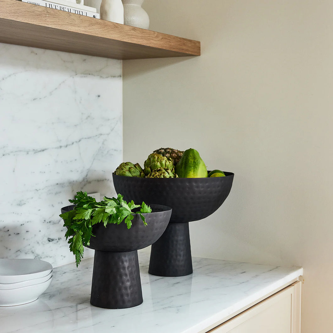 Pedestal Bowl Black