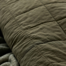 Load image into Gallery viewer, Bailey Olive Stonewash Coverlet Set  | Madras Link
