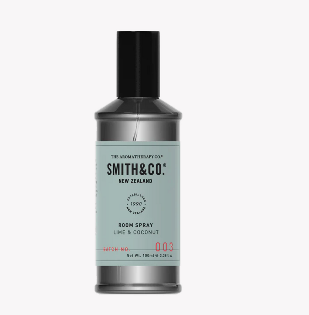 Smith & Co Room Spray - Lime & Coconut | THE AROMATHERAPY CO
