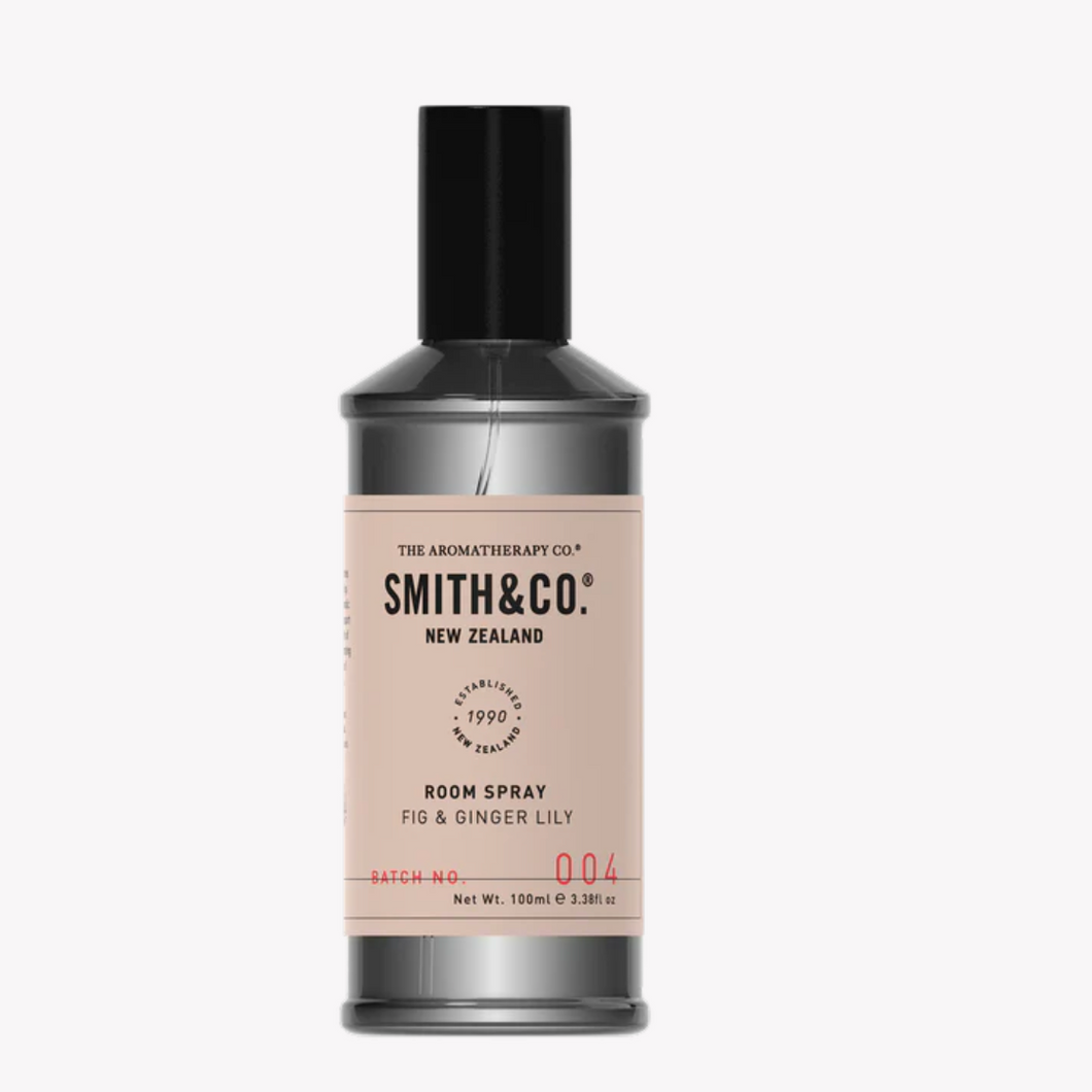 Smith & Co Room Spray - Fig and Ginger Lily | THE AROMATHERAPY CO