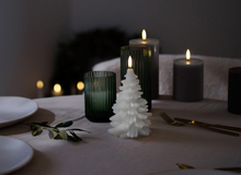 Load image into Gallery viewer, Flameless Candle | Nordic White | Christmas Tree
