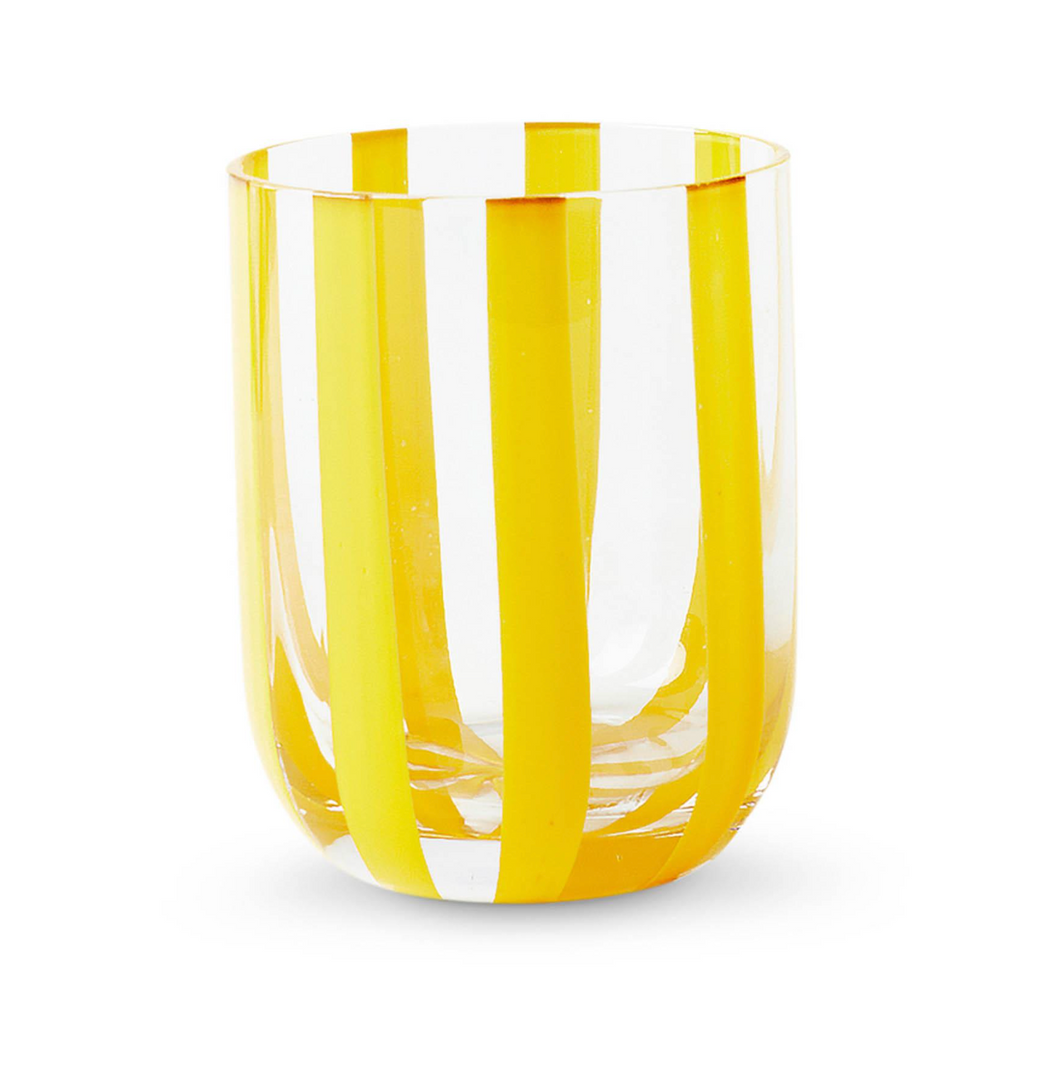 GOLDEN STRIPE TUMBLER GLASS 2P SET || Kip n Co