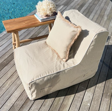 Load image into Gallery viewer, BEIGE STRIPE OUTDOOR CHAIR

