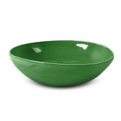 Handmade Ceramic bowl by Batch Ceramics in basil green at Unearthed Homewares