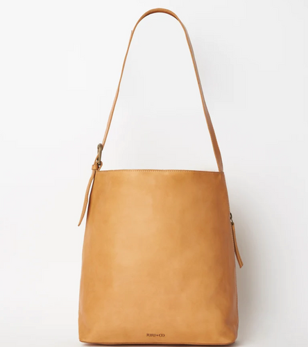 Bucket bag in Tan by Juju and Co at Unearthed Homewares