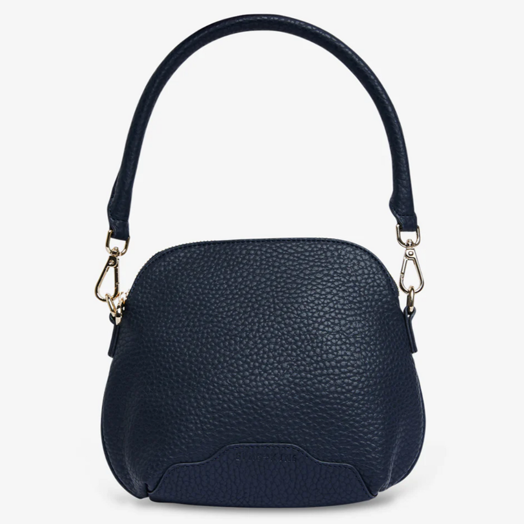 Vigo crossbody bag in French navy by elms and king at Unearthed Homeware