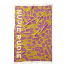 Load image into Gallery viewer, Hermosa Nudie Rudie Towel - Tumeric | Sage + Clare

