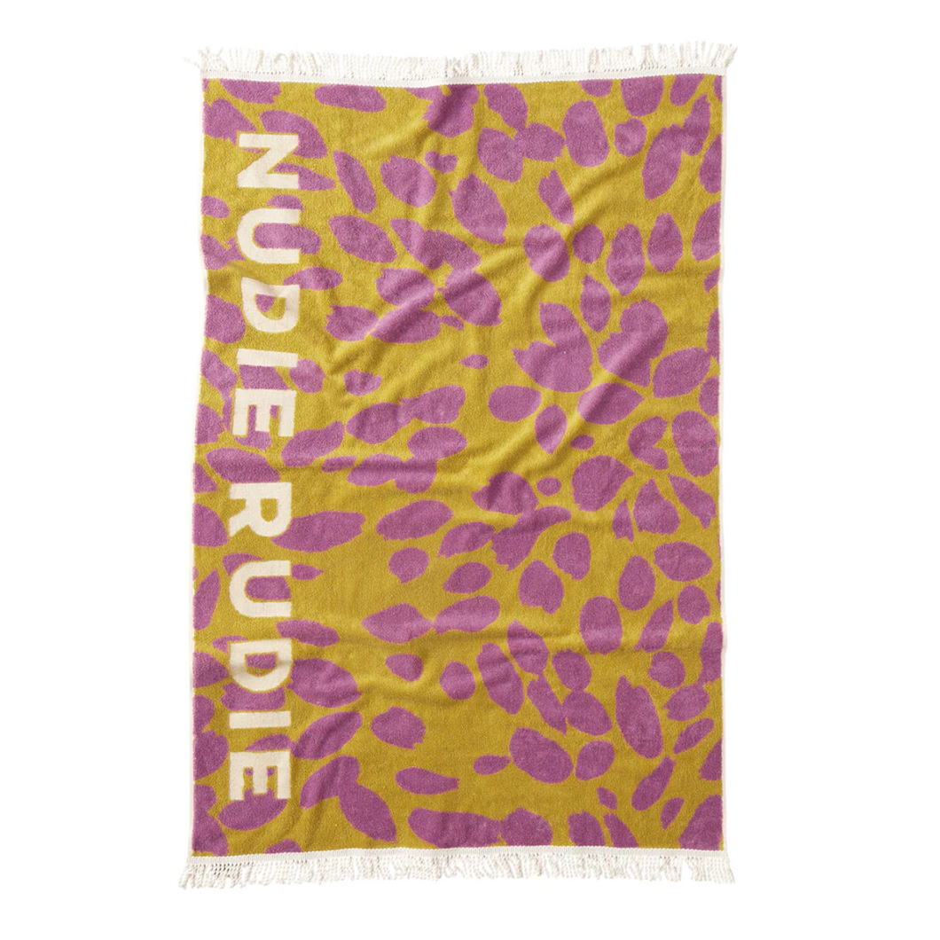 Hermosa Nudie Rudie Towel - Tumeric | Sage + Clare