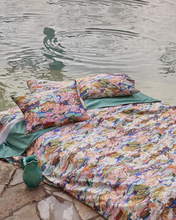 Load image into Gallery viewer, Waterlily Waterway  Euro Pillowcase 2P Set | Kip + Co X Kezz Brett
