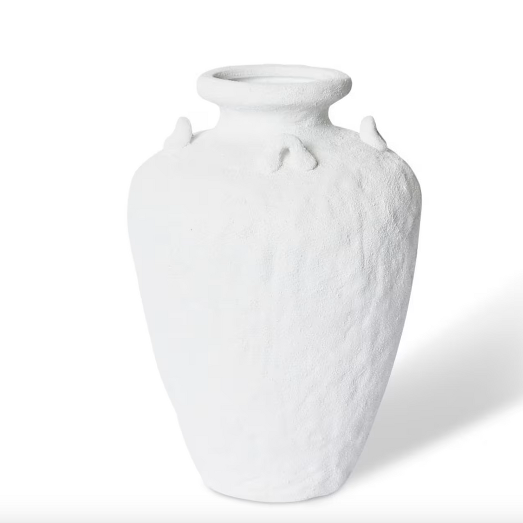 Aziza Vase White