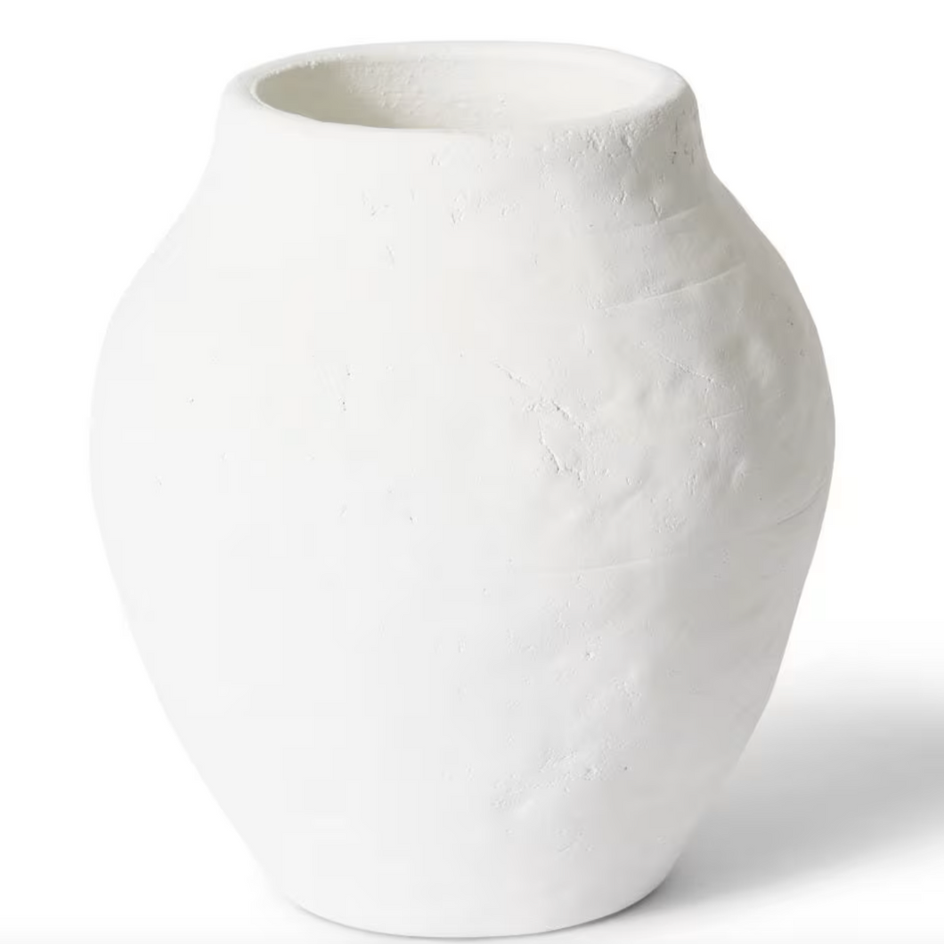 Reagan Textured Pot- White | Small