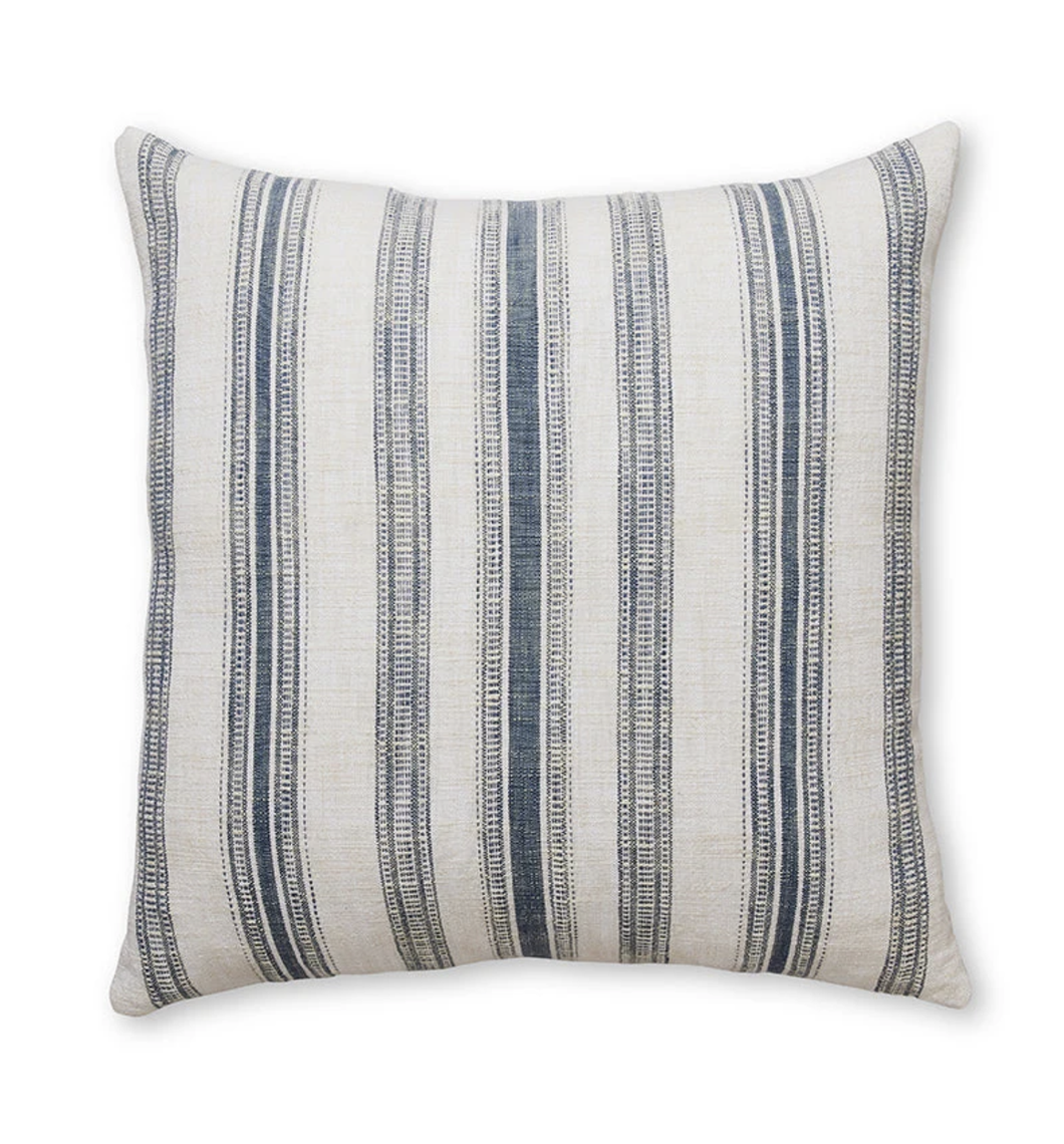 Starboard Blue Stripe Cushion