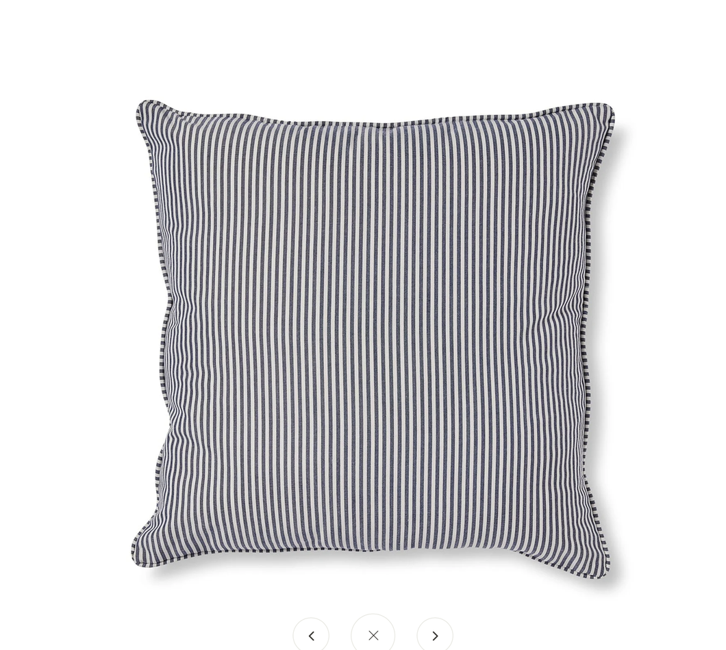 Morris Blue Stripe Cushion