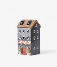 Load image into Gallery viewer, Tea Light Ceramic Shop in Navy

