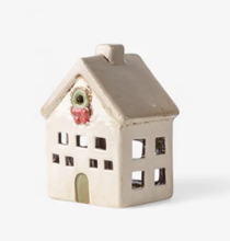 Load image into Gallery viewer, Tea Light Christmas Villa in Stone
