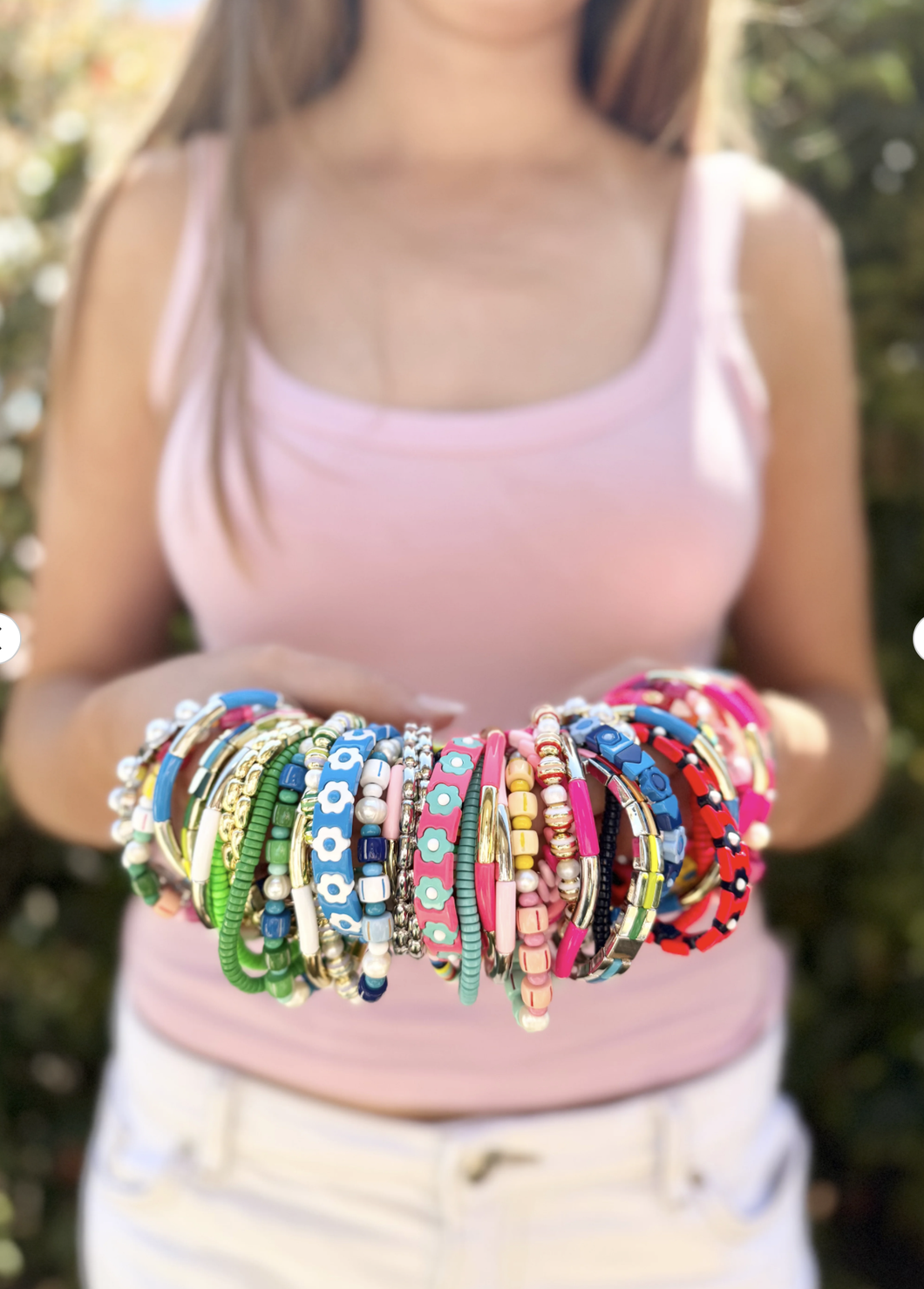 Colourful Enamel Stacking Bracelet