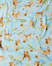 Load image into Gallery viewer, Squirrel Scurry Bamboo Baby Swaddle
