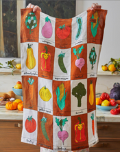 Load image into Gallery viewer, Veggie Box Tea Towel | Kip + Co
