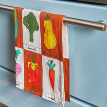 Load image into Gallery viewer, Veggie Box Tea Towel | Kip + Co
