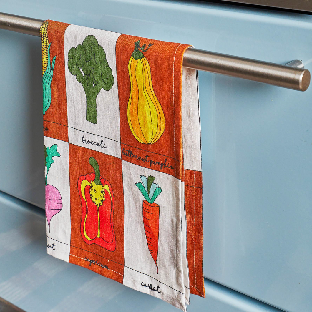 Veggie Box Tea Towel | Kip + Co