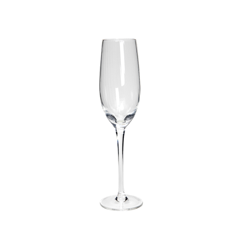 Ribbed Champagne Flute