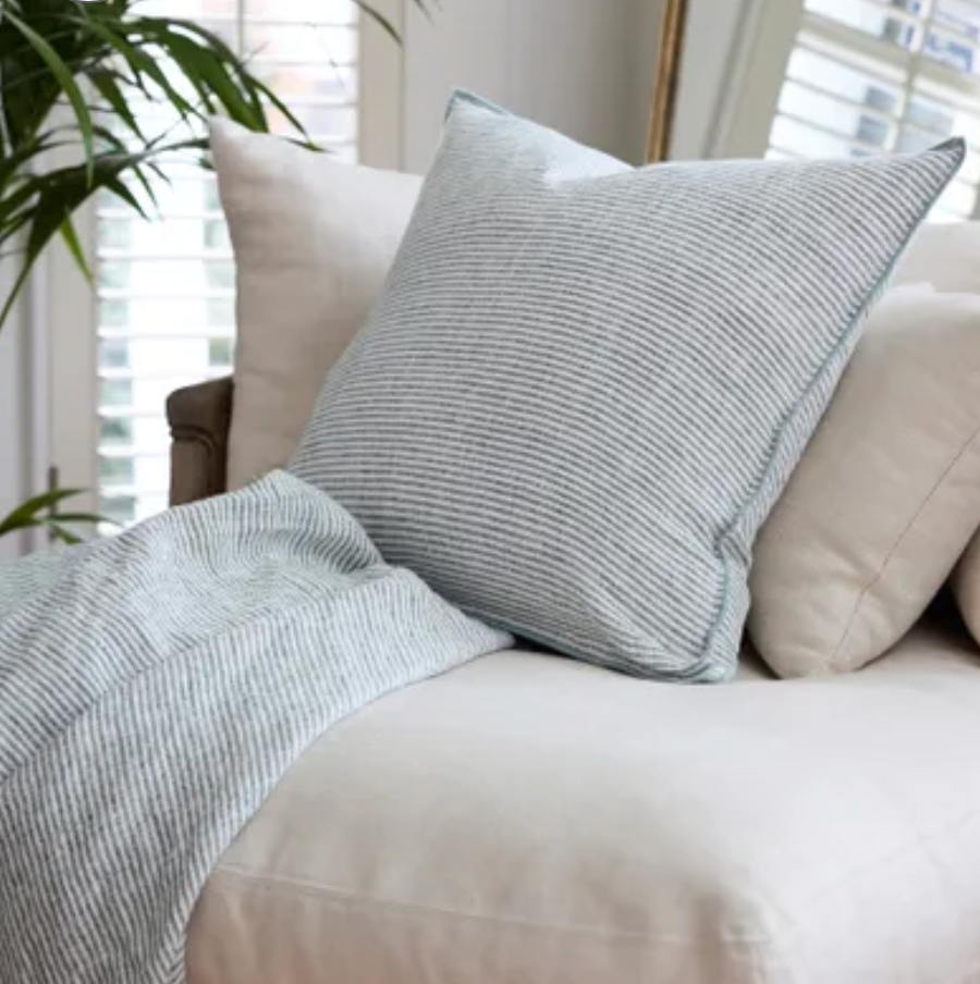 Bayside Pinstripe Cushion