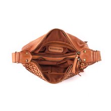 Load image into Gallery viewer, Noosa- Woven Sling Bag- Tan
