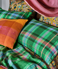 Load image into Gallery viewer, Jewel of the Nile Tartan Linen Pillowcase Set | Kip and Co
