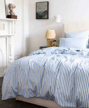 Load image into Gallery viewer, Seaside Stripe Organic Cotton Pillowcase Set | Kip and Co
