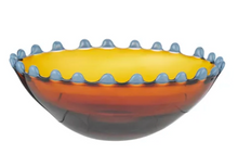 Load image into Gallery viewer, Ormond Glass Bowl | Amber and Blue
