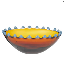 Load image into Gallery viewer, Ormond Glass Bowl | Amber and Blue
