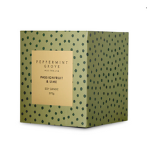 Load image into Gallery viewer, Passionfruit &amp; Lime Soy Candle | 370g
