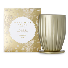 Load image into Gallery viewer, Plum &amp; Fir Woods Soy Candle
