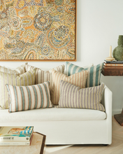 Load image into Gallery viewer, Berber Celadon Moss linen Cushion | Walter G
