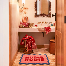 Load image into Gallery viewer, Amalie Nudie Bath Mat | Hibiscus
