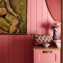 Load image into Gallery viewer, Kip &amp; Co X Anna Spiro | Summer Rose  Quilted Cotton Toiletry Purse
