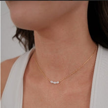 Load image into Gallery viewer, Mini Pearl Necklace | Gold
